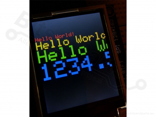 Display TFT 128x160 262K 1,8inch   SD cardreader